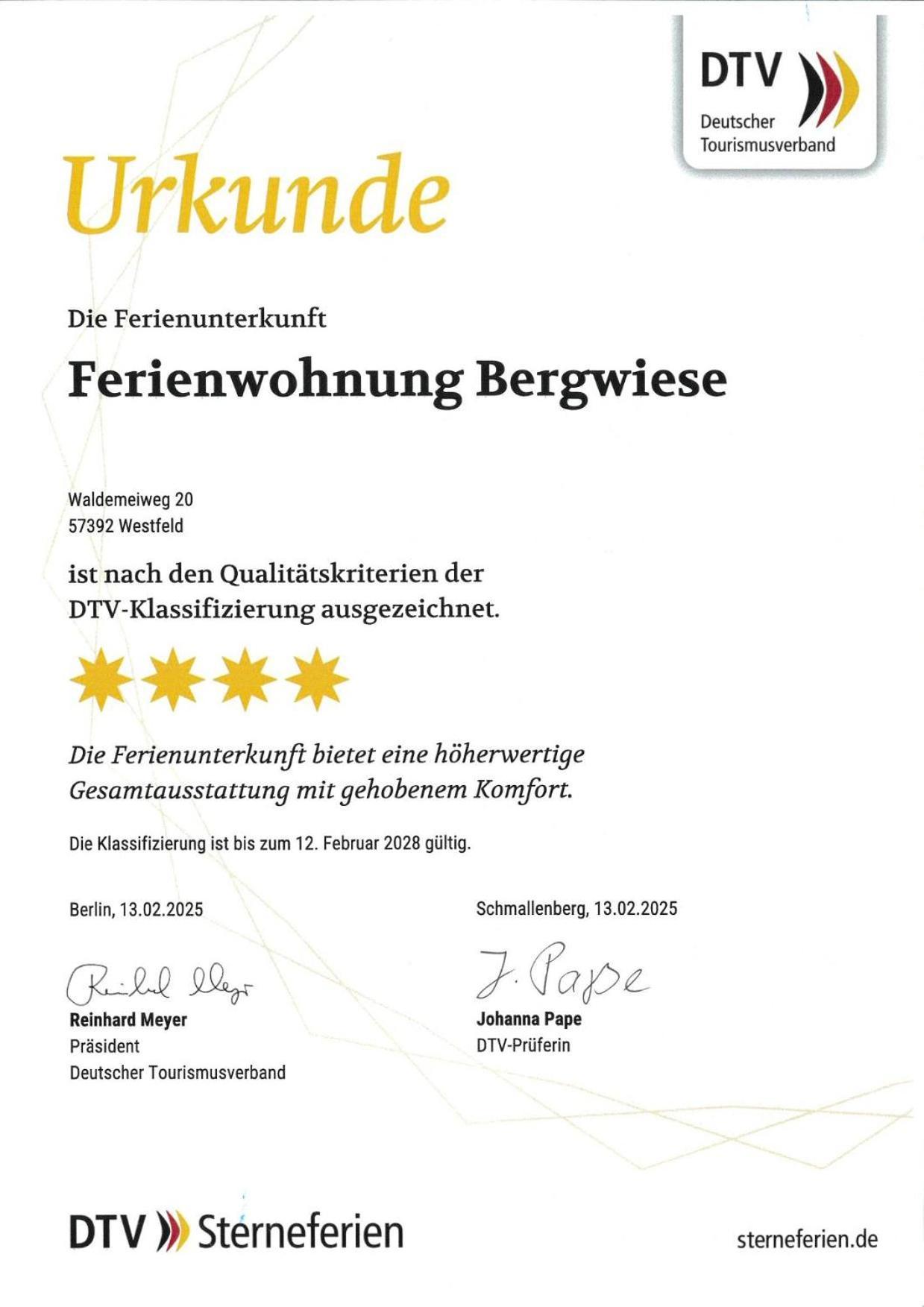Ferienwohnung Bergwiese 슈말렌부르크 외부 사진